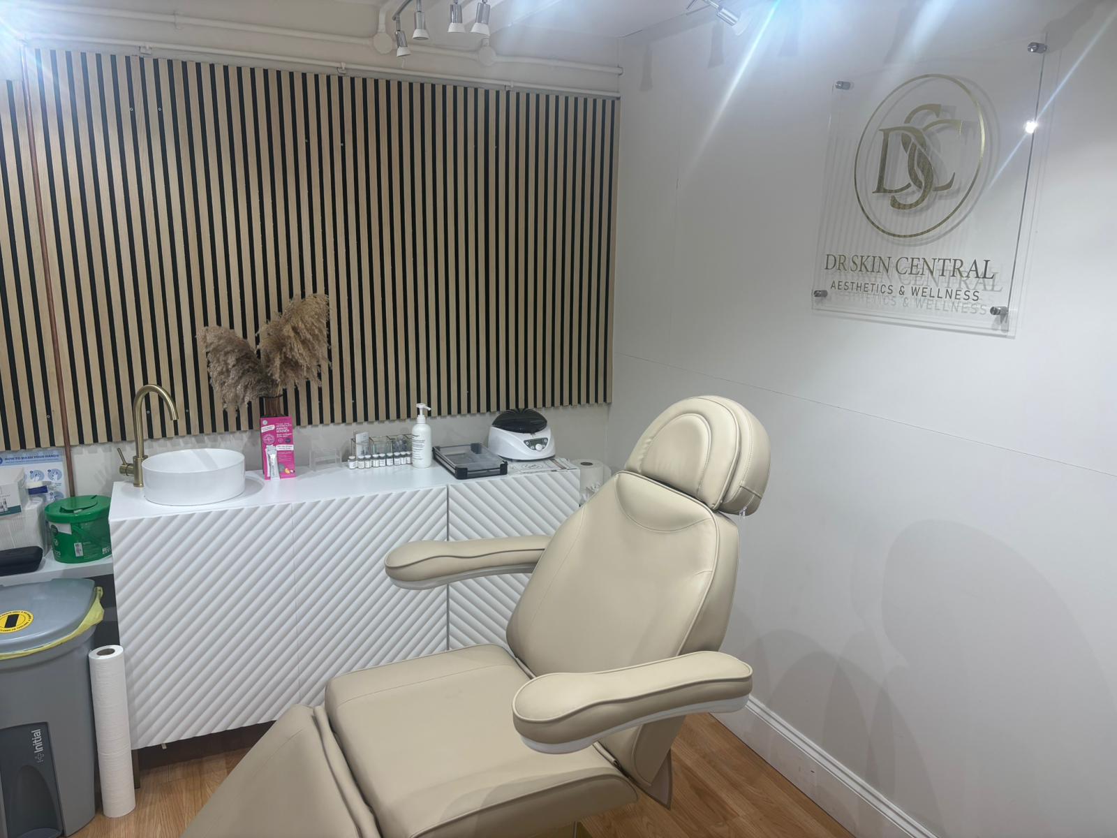 Private consultation room at Dr Skin Central Diagnostics